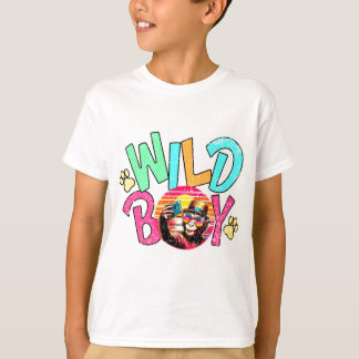 Camiseta Texto em Letras Coloridas Estilizadas