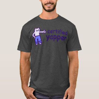 Camiseta Texto Escuro do Yapper Certificado