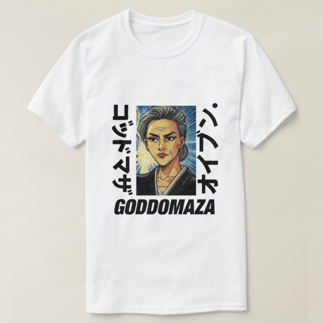 CAMISETA TEXTO ESPESTO DE COR DA CABEÇA MOMOKO (Frente do Design)