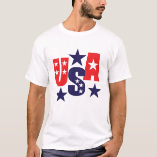 Camiseta texto EUA