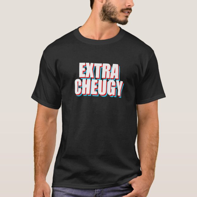 Camiseta Texto Extra em Chamada Gen Z Slang (Frente)