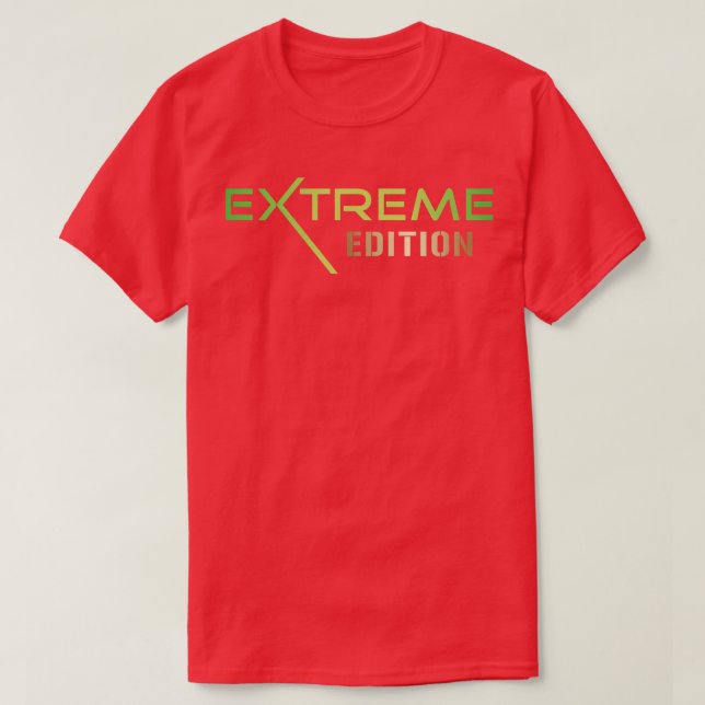 Camiseta Texto Extreme Edition (Frente do Design)