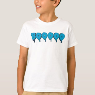 Camiseta texto fantasma engraçado