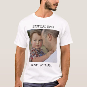Camiseta Texto Fotográfico personalizado do melhor Dia de 