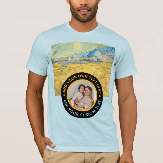 Camiseta Texto Fotográfico personalizado - Feriado de Natal (Frente)