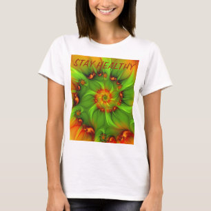 Camiseta Texto Frato Colorido Moderno Abstrato Psicodélico