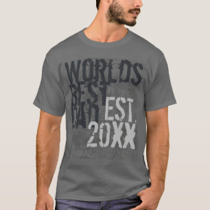 Camiseta Texto Graffitti Grunge do Melhor Pai do Mundo