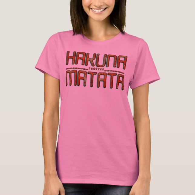 Camiseta Texto Incrível e Impressionante de Matata Red Haku (Frente)