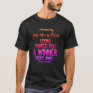 Camiseta Texto inspirador do arco-íris das citações do