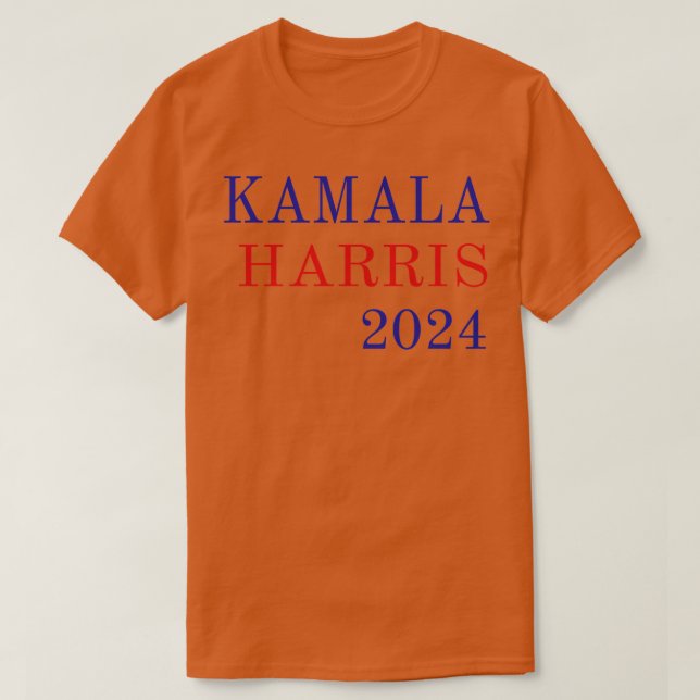 Camiseta Texto Kamala 2024 (Frente do Design)