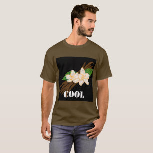 Camiseta Texto Marrom Personalizado Legal para Homem bonito