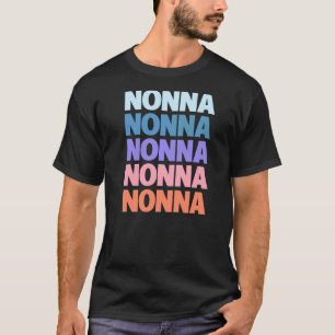 Camiseta Texto Moderno Repetido Não Avó