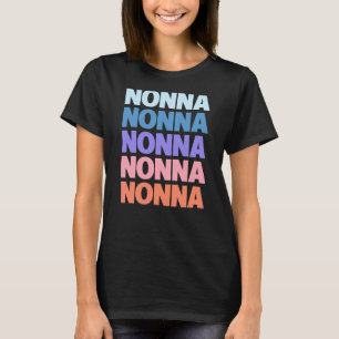 Camiseta Texto Moderno Repetido Não Avó