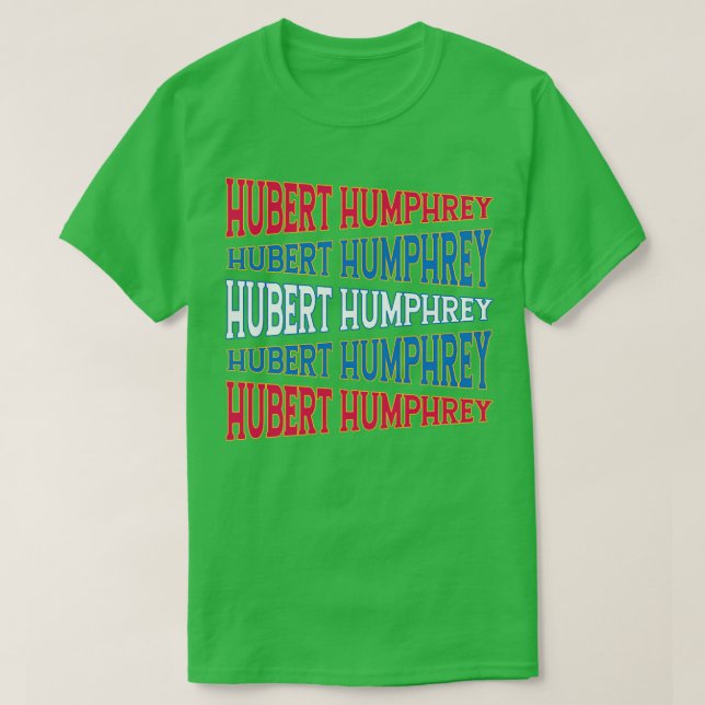 CAMISETA TEXTO NACIONAL HUBERT HUMPHREY (Frente do Design)