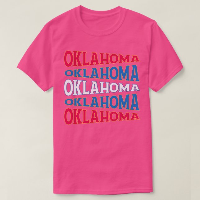 CAMISETA TEXTO NACIONAL OKLAHOMA (Frente do Design)