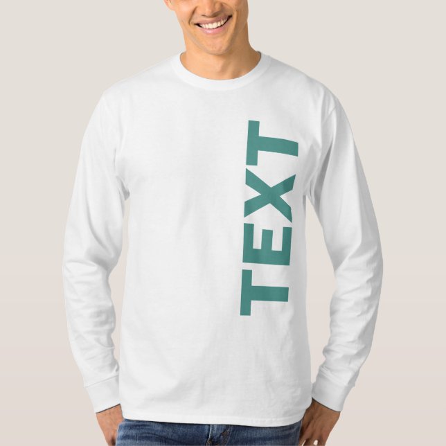 Camiseta Texto Ou Nome Próprio Significa Modelo Personaliza (Frente)