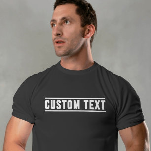 Camiseta Texto Personalizado