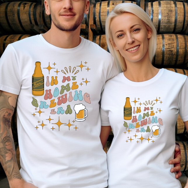 Camiseta Texto Personalizado da Cerveja de Criação em Casa  (Criador carregado)