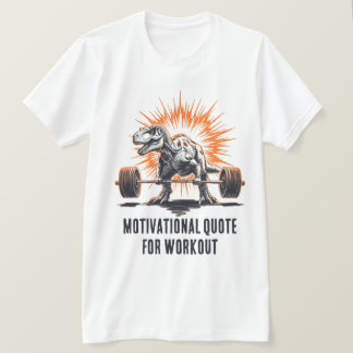 Camiseta Texto Personalizado de Dinossauro para Academia de