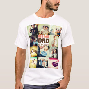 Camiseta Texto personalizado de foto filtrada personalizado