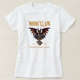 Camiseta Texto personalizado do Book Club Dragon for Fantas