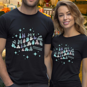 Camiseta Texto Personalizado do Hobby do Caminho-de-Ferro M