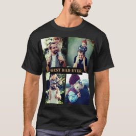 Camiseta Texto personalizado e foto x4