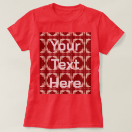 Camiseta Texto personalizado feminino - Camisa-T de arte AI