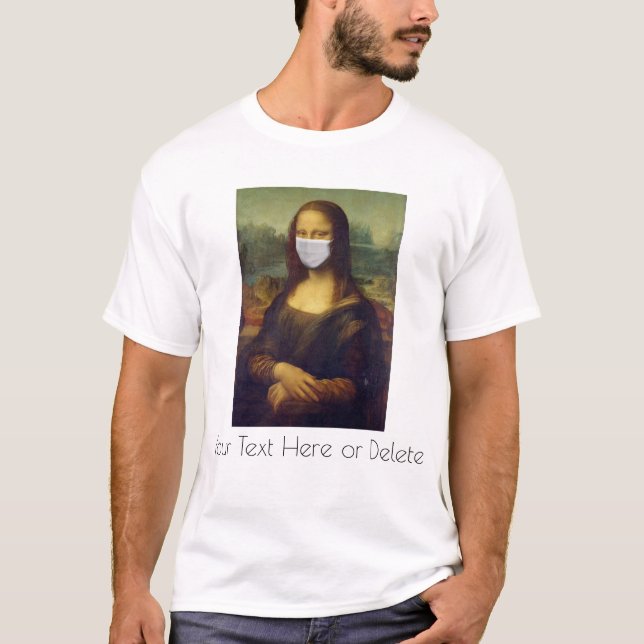 Camiseta Texto Personalizado - Impressão de Arte de Mona Li (Frente)