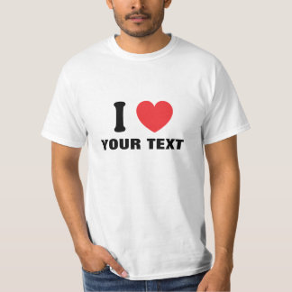 Camiseta Texto personalizado no coração