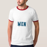 Texto Personalizado Oceano Azul Mens de Cor Básica