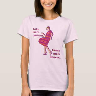 Camiseta Texto Personalizado Roxo-Dança Retroativa