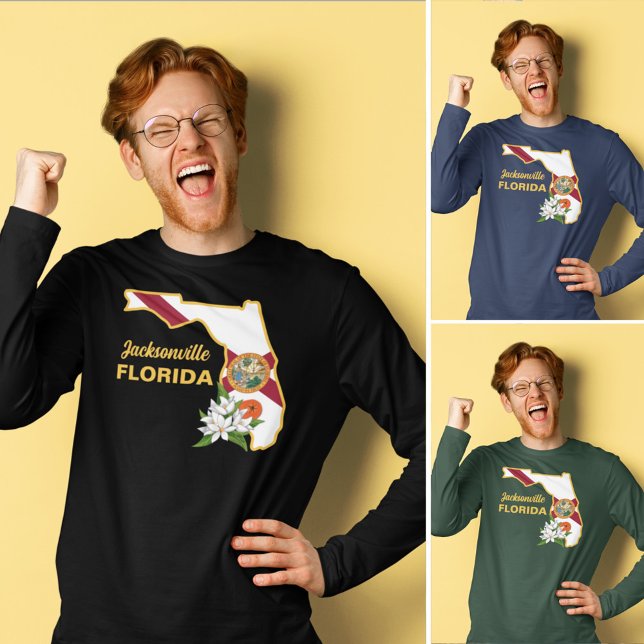 Camiseta Texto Personalizado Sinalizador Flor e Flor Laranj (Criador carregado)