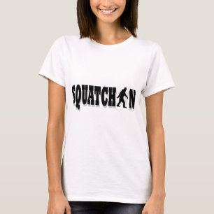 Camiseta Texto preto ao quadrado