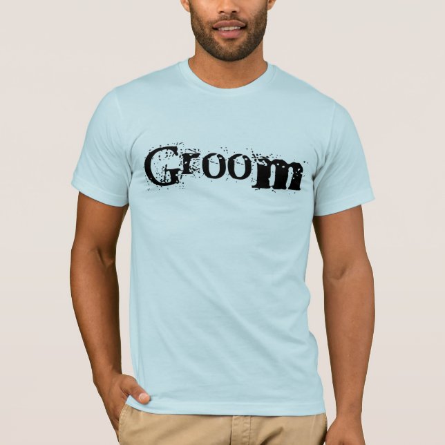 Camiseta Texto Preto do Groom (Frente)
