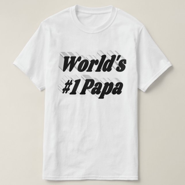 Camiseta Texto preto do Papa (Frente do Design)