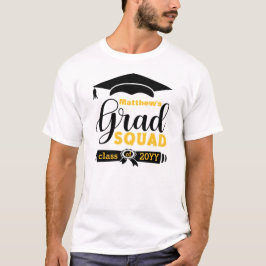 Camiseta Texto Preto e Amarelo Personalizar Mens Branco For