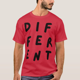 Camiseta Texto Preto Manuscrito E Manuscrito Diferente Capi