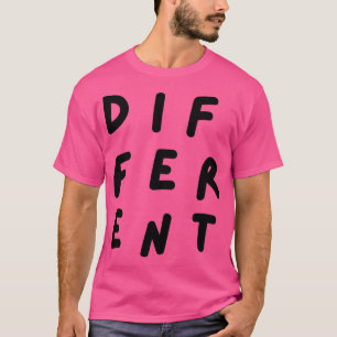 Camiseta Texto Preto Manuscrito E Manuscrito Diferente Capi