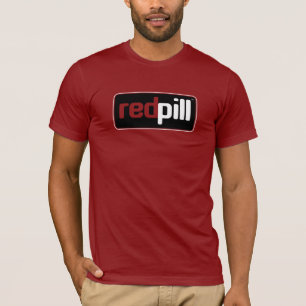 Camiseta Texto Red Pill™ Logotipo Preto Bella Canvas T-Shir