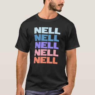 Camiseta Texto Repetido Moderno Nell