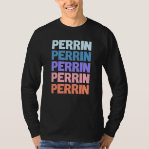 Camiseta Texto Repetido Moderno Perrin