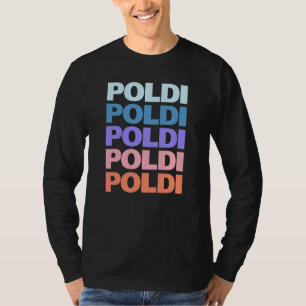 Camiseta Texto Repetido Moderno Poldi