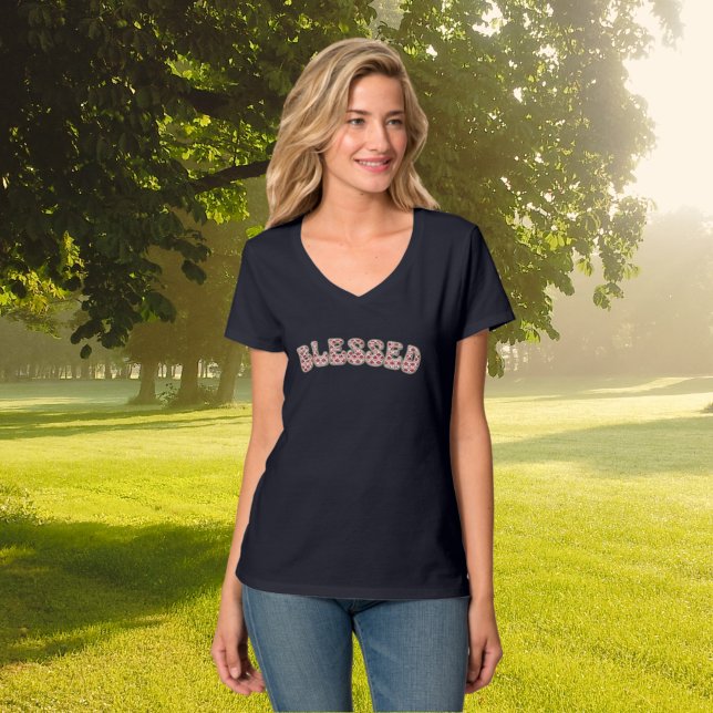 Camiseta Texto Retroativo da Gratidão Floral Branca BEM-ABE (Criador carregado)