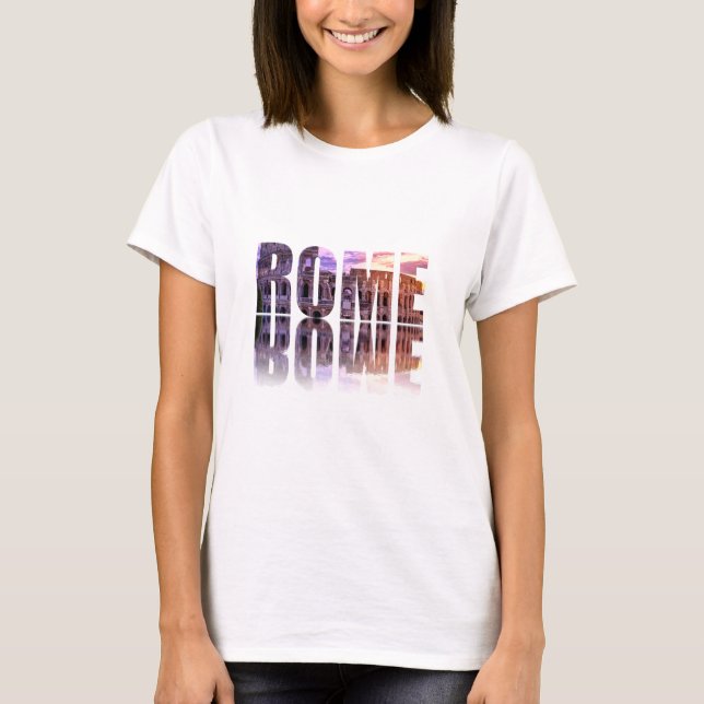 Camiseta Texto romano souvenir (Frente)