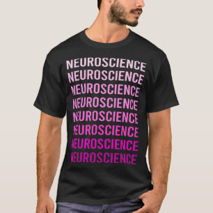 Camiseta Texto Rosa Neurobiologia Neurobiólogo