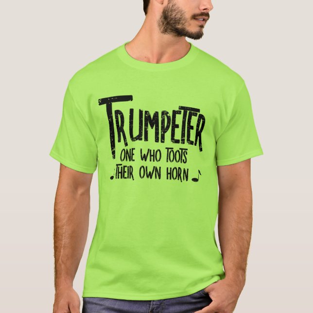 Camiseta Texto Rough do Trompeador (Frente)