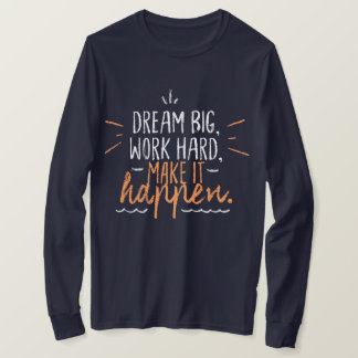 Camiseta Texto simples e bonito, motivação, dizendo l marin