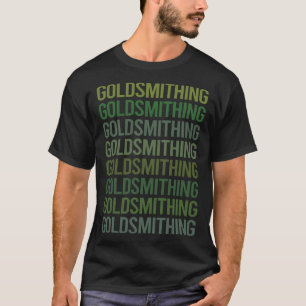Camiseta Texto Verde Goldsmithing