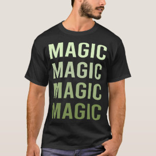 Camiseta Texto Verde Mágico